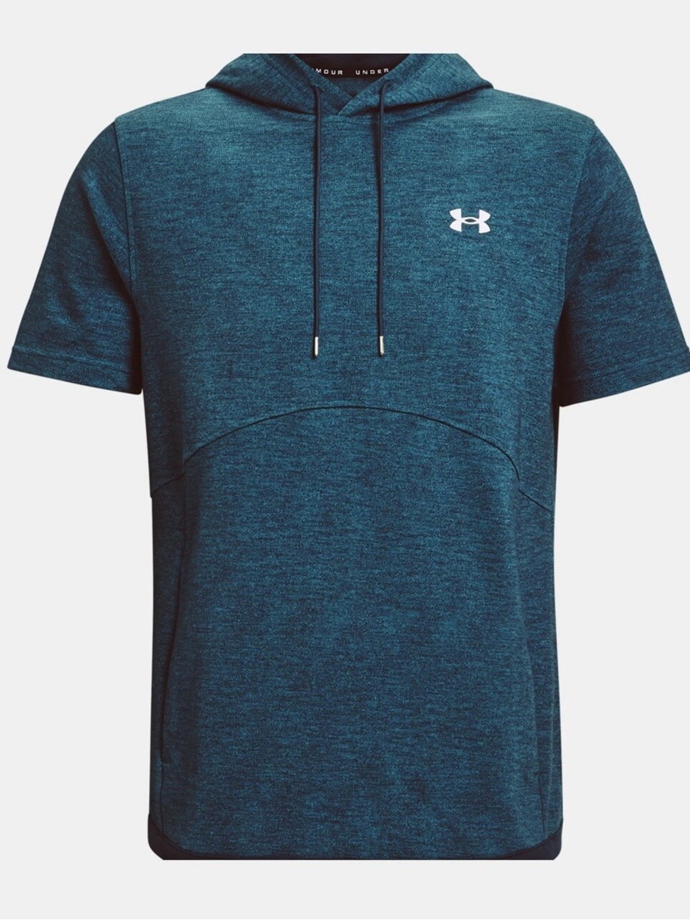 Under Armour Unisex Double Knit Short Sleeve Hoodie Size S NWT! Style# 1362399